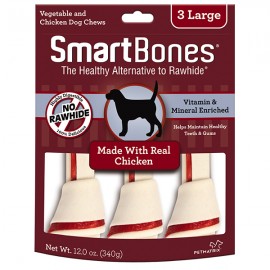 SMART BONES   大型潔齒骨  7"  (雞肉味 3支) SMART BONES   大型潔齒骨  7"  (雞肉味 3支)